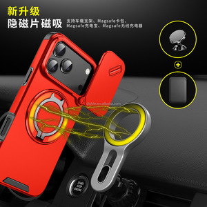 Custodia Premium Robusta e Resistente <span class=keywords><strong>con</strong></span> Armatura, Staffa Magnetica e <span class=keywords><strong>Copri</strong></span> <span class=keywords><strong>Fotocamera</strong></span> Scorrevole Antiurto per <span class=keywords><strong>iPhone</strong></span> 17 Pro Max/<span class=keywords><strong>iPhone</strong></span> 17 AIR - Product Image 5