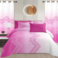 Ensemble de draps de lit 8 pièces, rideau, drap de lit, taie d'oreiller, couette. Tissu de luxe en coton. Vente en gros d'usine. Modèle 2026 le plus récent.