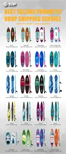 E SUP Dropshipping Factory Making Outdoor Double Layer Strong Soft Top Sup Race Paddle Board Water Play