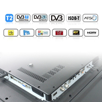 Téléviseur intelligent 55 65 75 pouces 4K Ultra HD LED HDTV grand écran compatible WiFi Android pour salle de bain