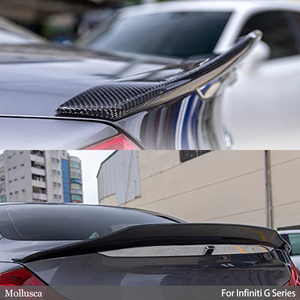 For Series G37 2Door Coupe PSM1 Style Carbon Fiber <b>Rear</b> <b>Spoiler</b> Trunk Wing 2008-2012 (not for IPL) - Product Image 6