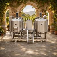 Équipement complet de brassage de bière de 3000 L avec cuve sous pression et moteur, système de brasserie clé en main facile à utiliser