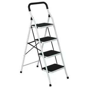 Gran Venta de escalera de paso multiusos de 6 escalones taburete plegable almacén de seguridad móvil escalera de paso de acero SY-300