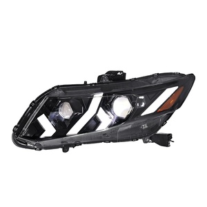 Lente LED de alto rendimiento de 12V 50W 12-15 para conjunto de faros de novena generación con luz diurna LED modificada y efecto de flujo. - Product Image 2
