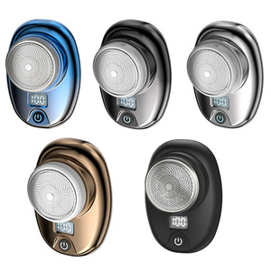 Afeitadora de barba lavable con agua IPX7, afeitadora eléctrica portátil recargable para hombres, diseño de una sola cuchilla para viajes. - Product Image 1