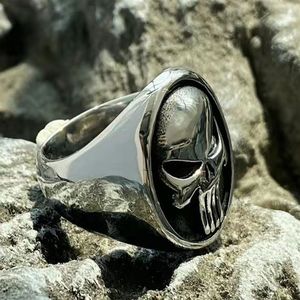 <span class=keywords><strong>Anillo</strong></span> de Acero Inoxidable con Diseño de Calavera Dominante de Guerrero <span class=keywords><strong>Espartano</strong></span>, Joyería de Moda Punk para Hombres y Mujeres - Product Image 1
