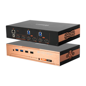 Tesmart 2x2 HDMI DP KVM สวิตช์<span class=keywords><strong>2</strong></span>พอร์ต8K60 USB3.0พาสทรูรองรับ RJ45กิกะบิต EDID สำหรับการตัดต่อวิดีโอและการเรนเดอร์3D - Product Image 1