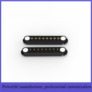 ขั้วต่อแม่เหล็กแบบ Pogo Pin 2A 2 พิน DC ระยะห่าง 2.80 มม. แบบสปริงโหลด ตัวผู้ ตัวเมีย - Product Image 4