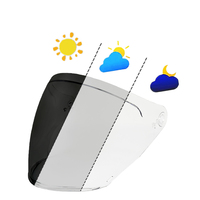 Visière de casque photochromique de haute qualité pour KYT NFJ TTR-JET, écrans de remplacement, accessoires pour casque de moto