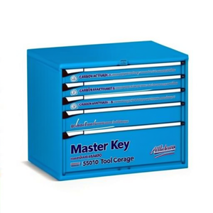 Fami Master Key Comfort <b>Drawer</b> Cabinet 5 <b>Drawers</b> 1020x726x850 Mm Gentian Blue Ral5010 <b>Tool</b> Storage - Product Image 2