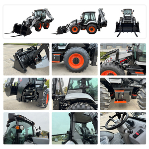 Mesin traktor Mini multifungsi, mesin penggali Backhoe taman kecil multifungsi - Product Image 3