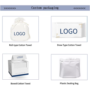 Oem 100% Organic Soft <span class=keywords><strong>Hand</strong></span> and Facial Wash Limpieza de tejidos Salon Spa Maquillaje Desechable Toalla facial limpia - Product Image 6