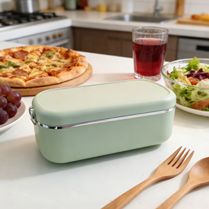 Lonchera Eléctrica de Acero Inoxidable, Calentador de Comida Eléctrico de 110V 220V para el Hogar, Oficina, Fábrica, KL02003 - Product Image 1