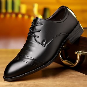 Chaussures en cuir décontractées et habillées à bout pointu 2026 – Semelle souple et respirante pour homme, idéales pour le bureau et les rendez-vous - Product Image 1