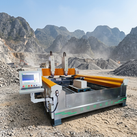 Machine de gravure sur pierre haute efficacité JK-2020 15 kW 380 V avec pompe à moteur haute précision pour granit, marbre, blocs de pierre de carrière et carreaux