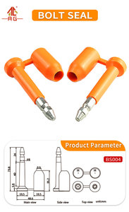 ABS + q235a thép tự khóa container con dấu Vàng Bolt con dấu với số serial độc đáo - Product Image 6