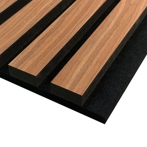 Pannello Acustico in Marmo e <span class=keywords><strong>Legno</strong></span> da 260cm, Design Moderno, Ignifugo, per Separazione Acustica - Product Image 1