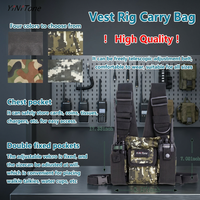 Sac de poitrine universel en nylon léger et durable de haute qualité BG-01 pour radios bidirectionnelles, sécurité et intervention d'urgence