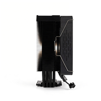 Refroidisseur de processeur XINMAI 120 mm RGB avec 4 caloducs, ventilateur pour processeur, ventilateur de refroidissement pour processeurs de bureau Intel AMD, dissipateur thermique
