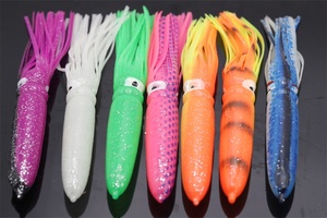 Señuelo de pesca de calamar con bombilla de 8 pulgadas, cabeza de bombilla de pesca de curricán, concha de calamar, Señuelos de Pesca en alta mar para Marline azul y atún - Product Image 2