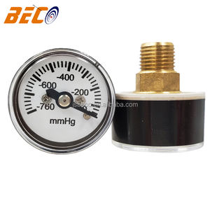 BECO 100KPA 진공 압력계 1bar <span class=keywords><strong>760mmHg</strong></span> 30 인치 압력 게이지 - Product Image 1