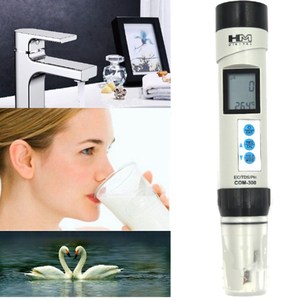Testeur numérique de pH, TDS, EC et de température Ne, plage de conductivité 0-9990S, pour la qualité de l'eau potable et hydroponique - Product Image 4