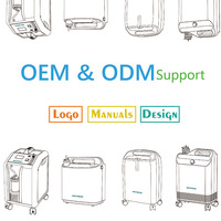 Generator Desain Nebulizer Terlaris Produsen Konsentrator Oksigen Rumah Sakit 10l Aliran Tinggi 5l 10 Liter Konsentrator Oksigen