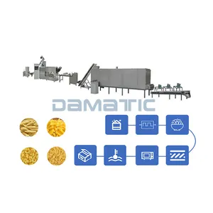 Exportação por atacado de macarrão de tomate fresco, macarrão de espaguete, máquina de fazer macarrão, preço industrial de 50 a 100kg