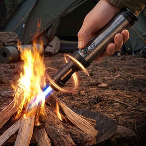 Portable Windproof Jet Torch Lighter With Opener Butane Refillable Adjustable Big Flame BBQ Charcoal Lighting - Product Image 1
