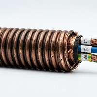 Kabel Daya RTTZ 3 Inti Tembaga Berisolasi Mineral Tahan Api 0.6/1kV untuk Proyek Industri