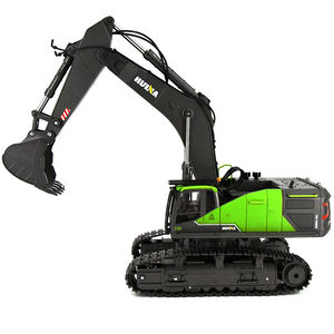 <span class=keywords><strong>HUINA</strong></span> 1/14 <span class=keywords><strong>1593</strong></span> RC Pelle en métal Dumper Truck Crawler Alloy Tracteur Loader 2.4G Radio Controlled Car Rc Cars for Kids - Product Image 1