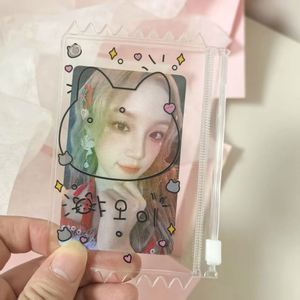 Hot Sale Kpop Album Photocard Holder Transparent PVC Frame Keychain Candy Color Pendant Card Holder Promotional Business Gifts - Product Image 6