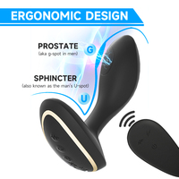 Vibrateur de prostate masculin sans fil avec télécommande Vibrateur anal rotatif Sex Toy