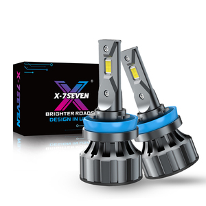 X-7SEVEN Led Đèn Pha ánh sáng 85 Wát mạnh mẽ tự động đèn pha xe phía trước ánh sáng H4 H11 H7 8500lm xe Đèn LED Đèn cho xe ô tô phổ quát - Product Image 1