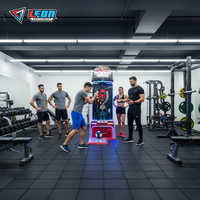 Nouvelle Arrivée LEON Boxing KIGK Football : Machine de Boxe d'Arcade pour Entraînement au Punch, à Monnayeur, en Acier Inoxydable, pour Centre de Jeux