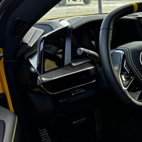 Bande de garniture en fibre de carbone pour la sortie d'air du tableau de bord côté gauche, intérieur pour Chevrolet Corvette C8 Stingray Z06 ZR1 2026+