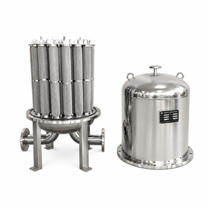 Nouveau filtre à bougie à rétrolavage automatique, boîtier en acier inoxydable, filtre à panier, pour l'industrie alimentaire et des boissons, haute précision, 1-300 microns - Product Image 2