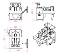 Sistema de Conteo Automático de Alta Eficiencia VisCount VB2-60 con Certificación CE para Agricultura, Semillas de Maíz, Col y Bolsas de Visión