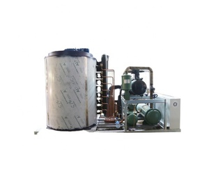 Machine à glaçons en flocons de 10 tonnes avec refroidissement par eau, pour la pêche industrielle - Product Image 1