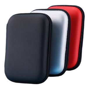 Рекламный подарок, чехол для хранения с логотипом на заказ, сумка, Жесткий Чехол, квадратный чехол из ЭВА на молнии для наушников и наушников - Product Image 1