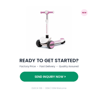 Trottinette pour enfants pliable à 3 roues avec frein arrière, hauteur réglable sur 5 niveaux, certifiée CE EN71
