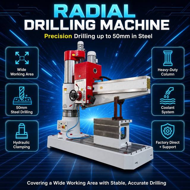 Heavy-Duty Radial Drilling Machine 40mm Hydraulic Radial Drilling Machine Z3040x13