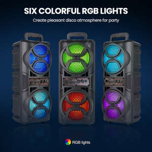 पोर्टेबल वायरलेस एलईडी लाइट साउंड बास ब्लू दांत संगीत वक्ता पेशेवर अच्छा लगता है बड़ी पार्टी वायरलेस बीटी पोर्टेबल स्पीकर - Product Image 6