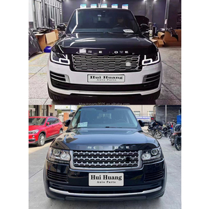 Kits de carrocería al por mayor de fábrica para Land Rover Range Rover Vogue 2014-2017 Cambio a <span class=keywords><strong>2020</strong></span> Sva Style Conjunto de parachoques delantero + trasero - Product Image 3