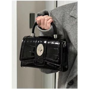 Bolso de charol con cadena más vendido para mujer, Bolsa femenina 2025, nuevo bolso de mano de nicho, bandolera de hombro, bolso cuadrado pequeño para mujer - Product Image 1
