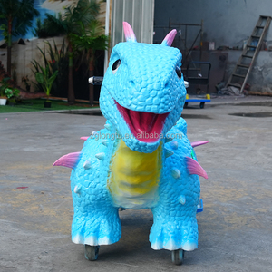 Mall Children Games Rideable <strong>Dinosaur</strong> Amusement Rides Kids Dinosaurio Montable Electrico Motorized <strong>Dinosaur</strong> Ride - Product Image 3