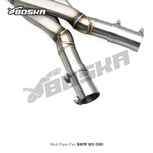 Tubo de escape de acero inoxidable 3D con diseño de tubo Z de longitud igual, el más popular de fábrica, para BMW M3/M4 G80/G82 3.0T 2021-2024 - Product Image 4