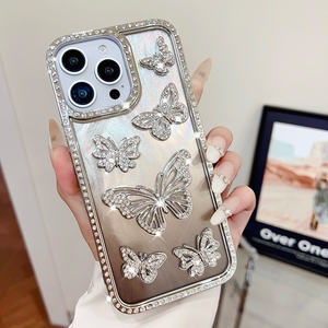 Bán buôn ưa thích tùy chỉnh <span class=keywords><strong>3D</strong></span> bướm cho <span class=keywords><strong>Iphone</strong></span> 15 Pro Max trường hợp đối với người phụ nữ DIY trường hợp điện thoại - Product Image 1