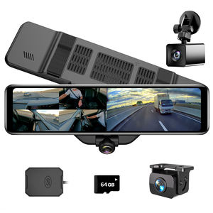 AKEEYO Cámara para Auto con Pantalla Táctil de 12 Pulgadas, Visión Nocturna Superior, Grabación de 360 Grados, Espejo Retrovisor con Cámara Integrada - Product Image 2