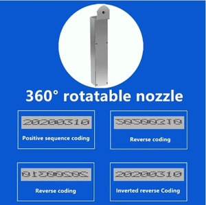 Tự động công nghiệp hàng loạt số ngày chai nhựa Túi PVC cáp cij trực tuyến máy in liên tục máy in phun - Product Image 5